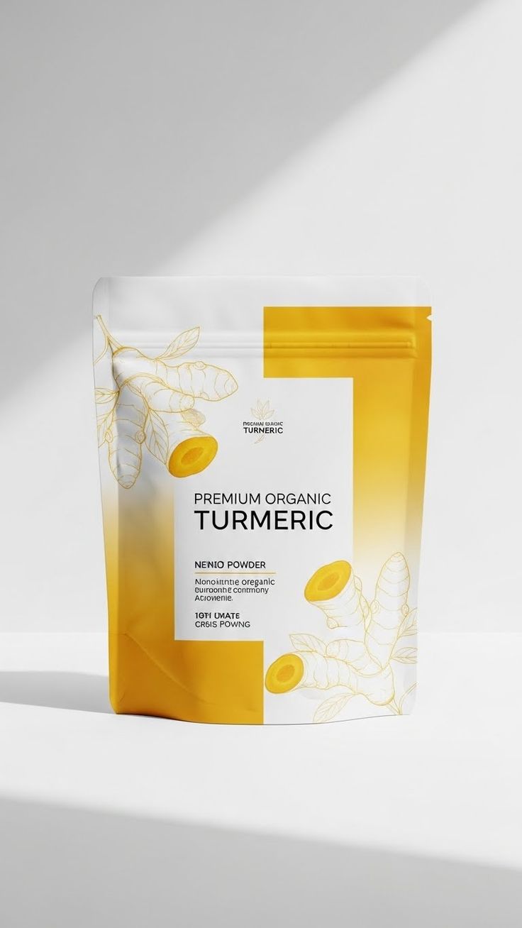 Proper export packaging for organic turmeric powder with moisture-proof bags